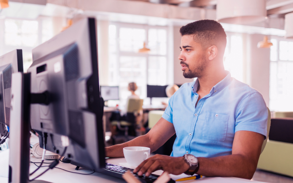 User working