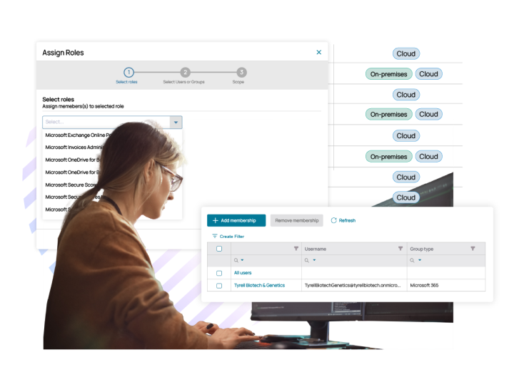 Assign roles