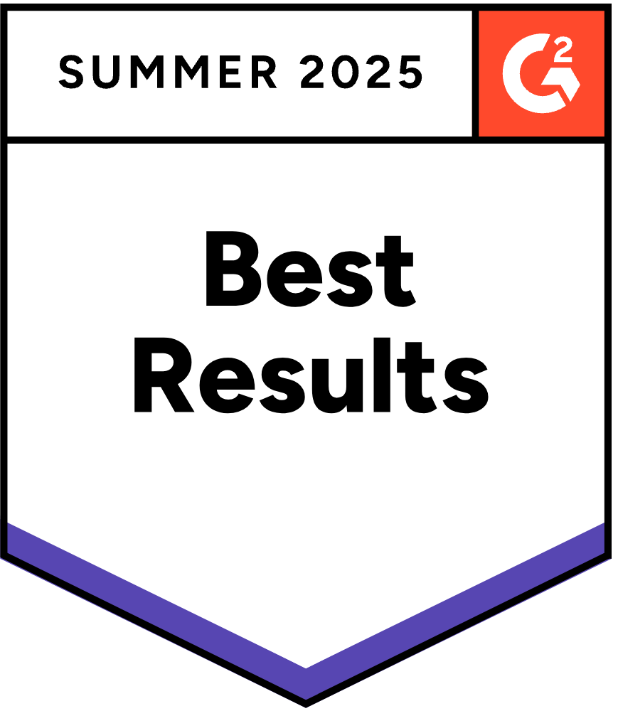 badge-g2-best-results-2025-summer G2 - Best Results - Summer 2025