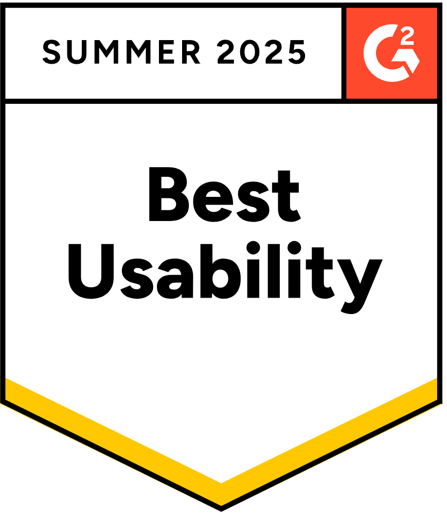 badge-g2-best-usability-2025-summer Cove - G2 - Best Usability Summer - 2025