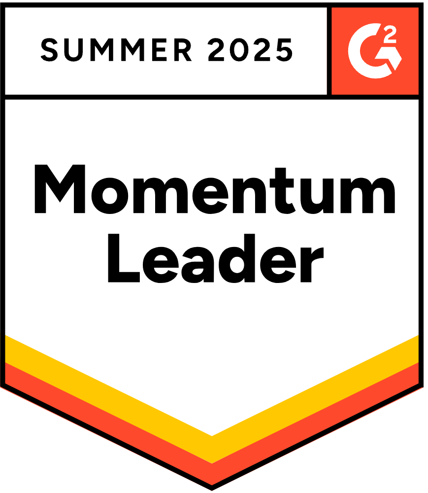 badge-g2-momentum-leader-2025-summer Cove - G2 - Momentum Leader - Summer 2025