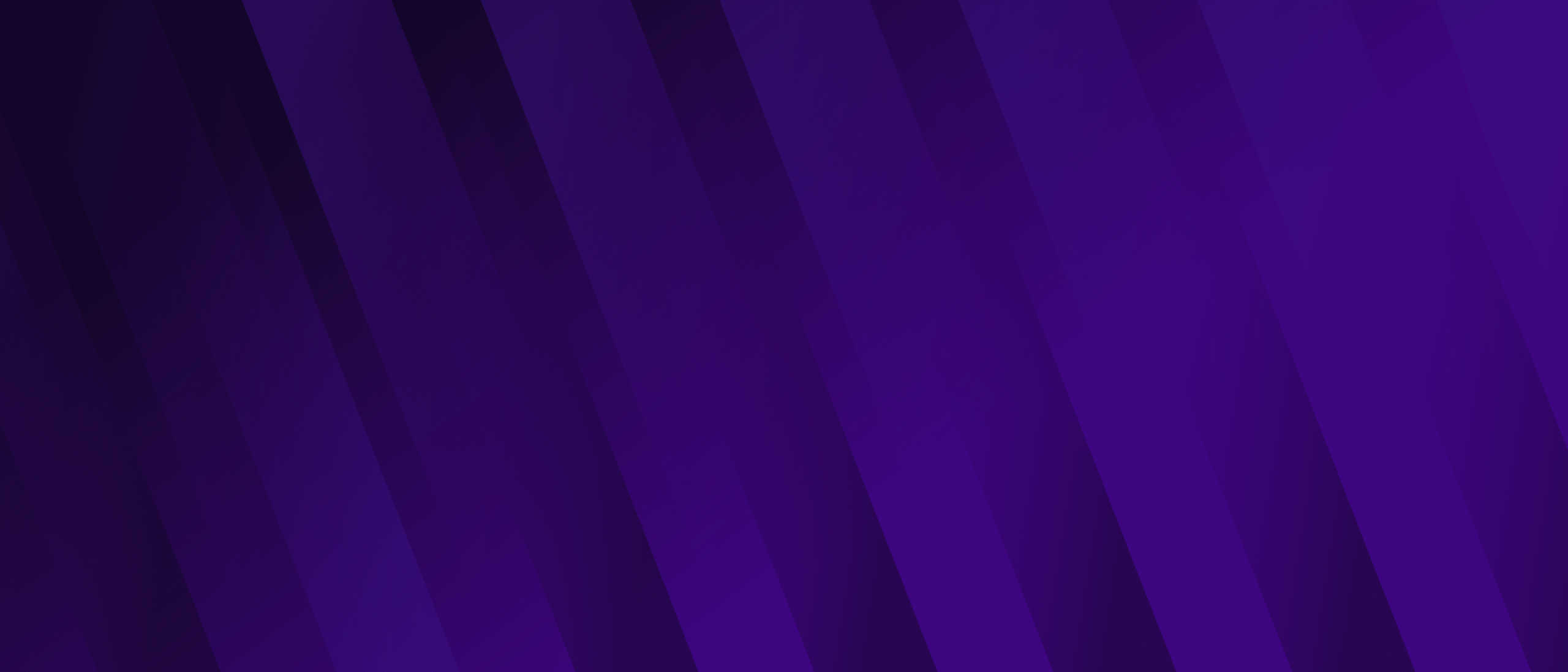 Abstract purple gradient background with diagonal layered stripes for modern tech-themed design