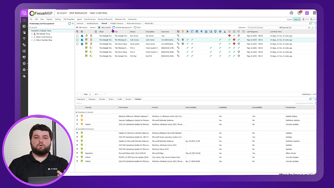 Remote support video thumbnail