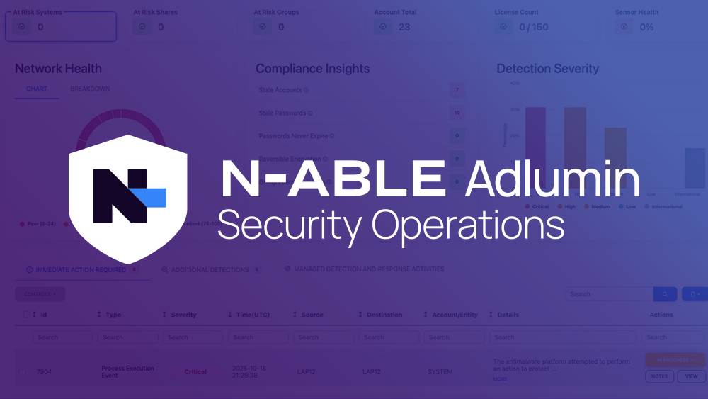 N-able Adlumin Security Operations - Thumbnail